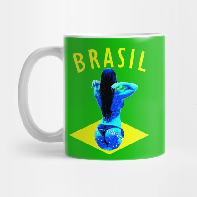 Brasil Bikini Flag by heliconista